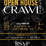 Open House Party Crawl   Sun 1/28 w/ Ty Skyy the DJ spinning
